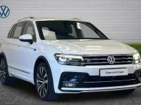 Used VW Tiguan R-line 150 HP (110 kW) 2020 Pure white SUV