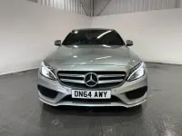Begagnad Mercedes C220 AMG line 170 HK (125 kW) 2014 Silver Sedan