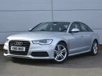 Used Audi A6 S-Line 245 HP (180 kW) 2011 Ice silver Sedan