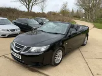 Used Saab 9-3 Linear 2009 Black Cabriolet