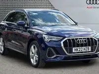 Used Audi Q3 S-Line 150 HP (110 kW) 2022 Blue SUV