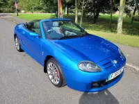 Used MG TF SE 135 HP (99 kW) 2005 Blue Cabriolet