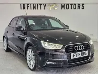 Used Audi A1 Sportback S-Line 125 HP (91 kW) 2018 Black Hatchback