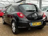 Used Vauxhall Corsa 79 HP (58 kW) 2008 Black Hatchback