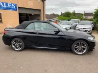 Used BMW 218 M Sport 2016 Black Cabriolet
