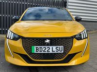 Used Peugeot e-208 GT 98 kW (134 HP) 2022 Yellow Hatchback