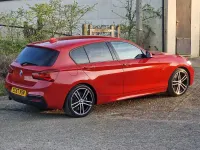 Begagnad BMW 118 Efficient Dynamics 2017 Röd Halvkombi