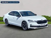 Used Skoda Superb SportLine 150 HP (110 kW) 2025 White Hatchback