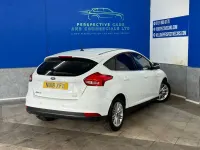 Used Ford Focus Zetec 125 HP (91 kW) 2018 White Hatchback