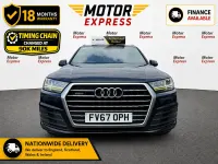 Used Audi Q7 S-Line 272 HP (200 kW) 2017 Blue SUV