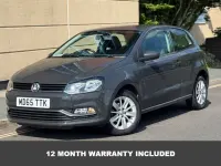 Used VW Polo SE 75 HP (55 kW) 2015 Grey Hatchback