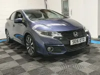 Used Honda Civic SE Plus 2016 Blue Hatchback