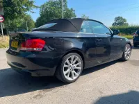 Used BMW 120 Cabriolet 2011 Black Cabriolet