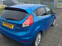 Used Ford Fiesta Titanium X 95 HP (69 kW) 2014 Blue Hatchback