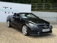 Used Mercedes E220 AMG line 2016 Black Cabriolet