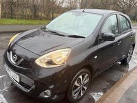 Begagnad Nissan Micra S 98 HK (72 kW) 2013 Svart Halvkombi