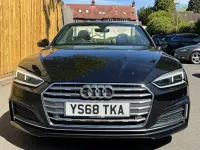 Used Audi A5 Cabriolet S-Line 2018 Black Cabriolet