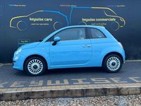 Used Fiat 500 Lounge 69 HP (50 kW) 2011 Blue Hatchback