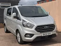 Used Ford Transit Custom Limited 185 HP (136 kW) 2022 Silver Van