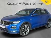 Used VW T-Roc R-line 190 HP (139 kW) 2020 Blue SUV