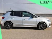 Used Skoda Fabia Colour Edition 94 HP (69 kW) 2024 Brilliant silver metallic body / black magic pearl effect roof Hatchback