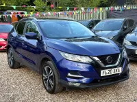 Used Nissan Qashqai N-Connecta 160 HP (117 kW) 2020 Blue SUV
