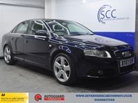 Used Audi A4 S-Line 138 HP (101 kW) 2007 Blue Sedan