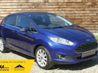 Used Ford Fiesta Titanium 2017 Blue Hatchback