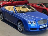 Used Bentley Continental GT Convertible 552 HP (405 kW) 2007 Blue Cabriolet