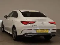 Used Mercedes CLA180 AMG line 136 HP (100 kW) 2020 White Coupe