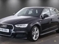 Used Audi A3 Sportback S-Line 150 HP (110 kW) 2019 Black Hatchback
