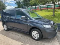 Used VW Caddy 75 HP (55 kW) 2023 Blue MPV