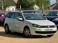 Used VW Golf Cabriolet S 2012 White Cabriolet