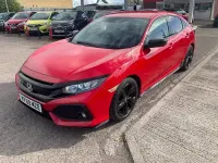 Used Honda Civic Sport 126 HP (92 kW) 2019 Red Hatchback