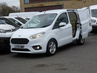used Ford Transit Courier 1.5TDCI LIMITED 100 IN WHITE WITH AIR CONDITIONING,SENSORS,ALLOYS AND MORE