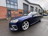 Used Audi A4 S-Line 163 HP (119 kW) 2020 Blue Sedan