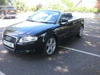 Begagnad Audi A4 Cabriolet S-Line 140 HK (102 kW) 2007 Svart Cab