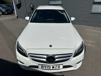 Used Mercedes C200 2019 White Estate
