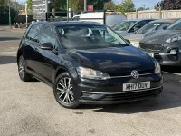 Used VW Golf VII SE 125 HP (91 kW) 2017 Black Hatchback