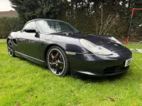 Usado Porsche Boxster 260 HP (191 kW) 2004 Cinzento Cabrios