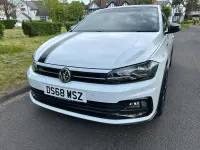 Used VW Polo R-line 95 HP (69 kW) 2018 White Hatchback