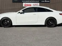 Used Mercedes E220 AMG line 194 HP (142 kW) 2018 White Coupe