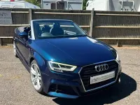 Used Audi A3 Cabriolet S-Line 190 HP (139 kW) 2017 Blue Cabriolet