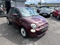 Used Fiat 500 Pop Star 69 HP (50 kW) 2016 Red Hatchback
