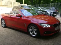 Usado BMW 428 2014 Rojo Descapotable