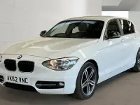Used BMW 120 Sport Line 2012 White Hatchback