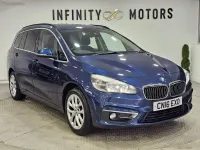 Begagnad BMW 218 Luxury Line 2016 Blå Minibuss