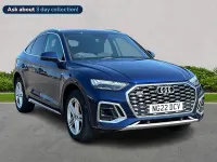 Used Audi Q5 Sportback S-Line 204 HP (150 kW) 2022 Blue SUV