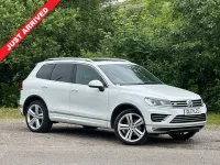 Used VW Touareg R-line Plus 262 HP (192 kW) 2017 White SUV