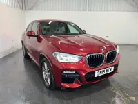 Used BMW X4 M Sport 190 HP (139 kW) 2018 Red SUV